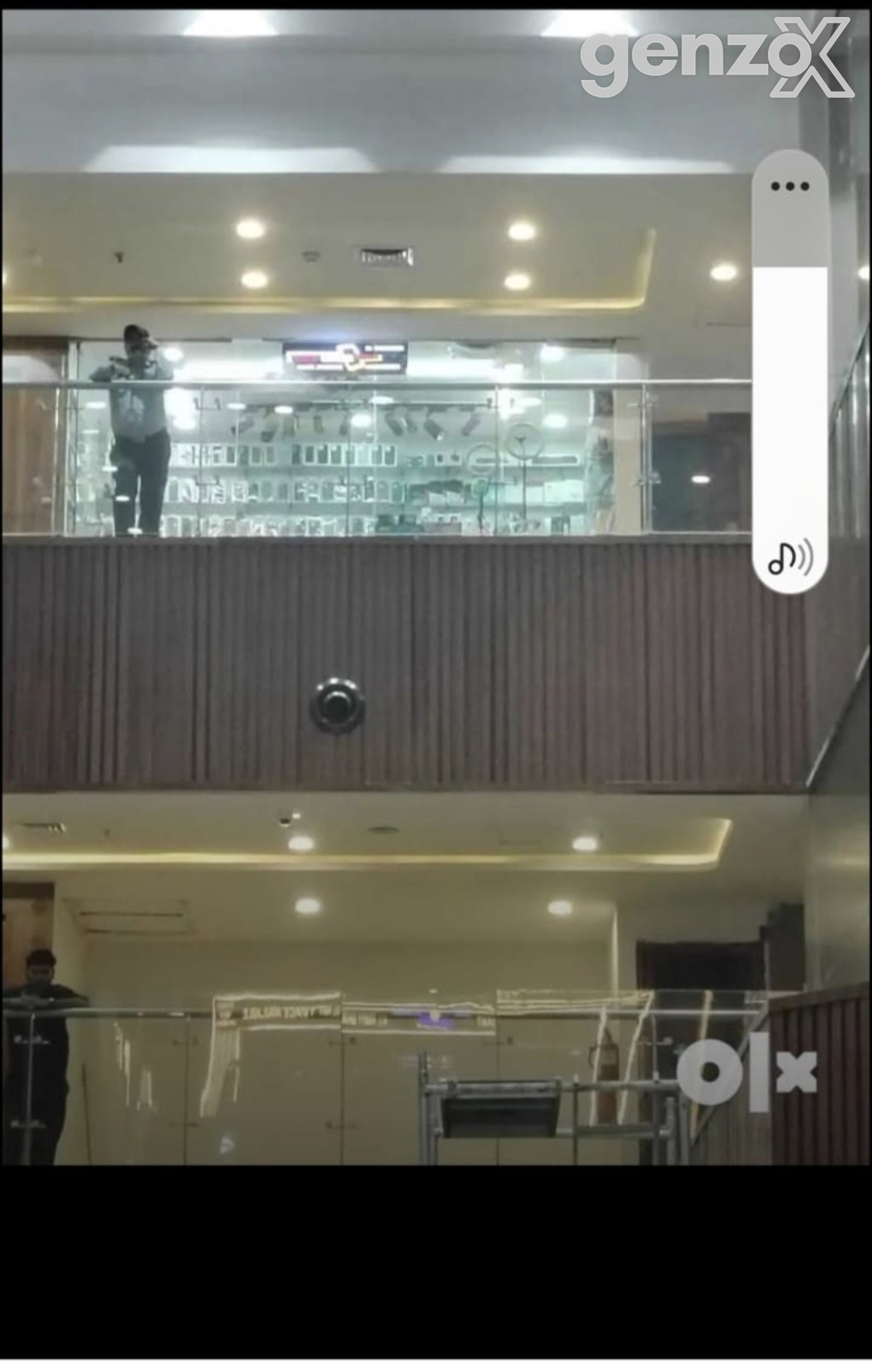 Shop in city center plaza